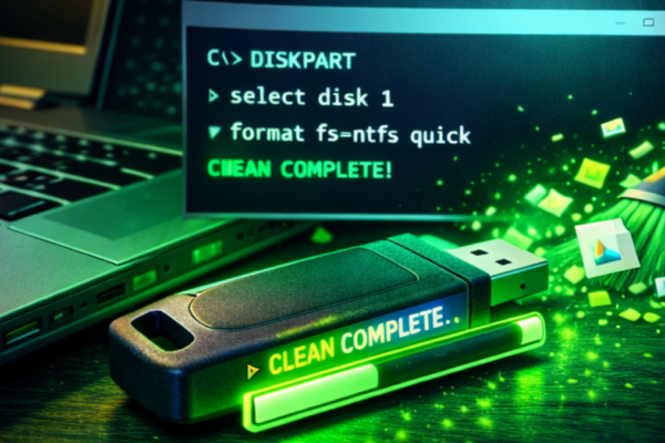Como formatar pendrive pelo CMD no Windows