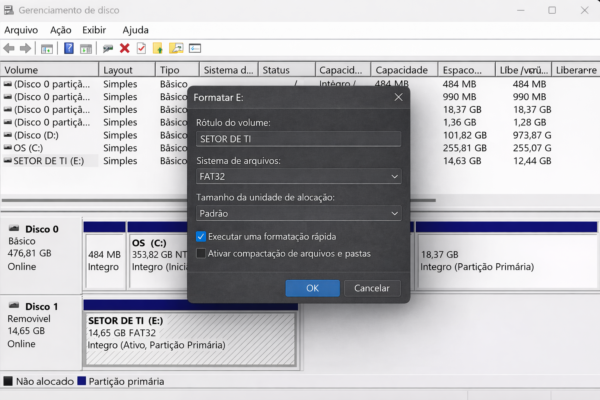 Como formatar pendrive no Windows e CMD (resolve erros difíceis)