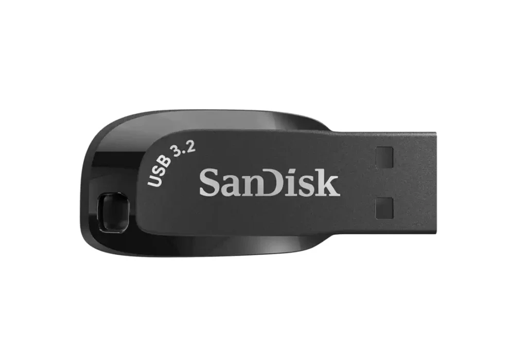 melhor pendrive SanDisk Ultra Shift USB 3.2 preto alta velocidade