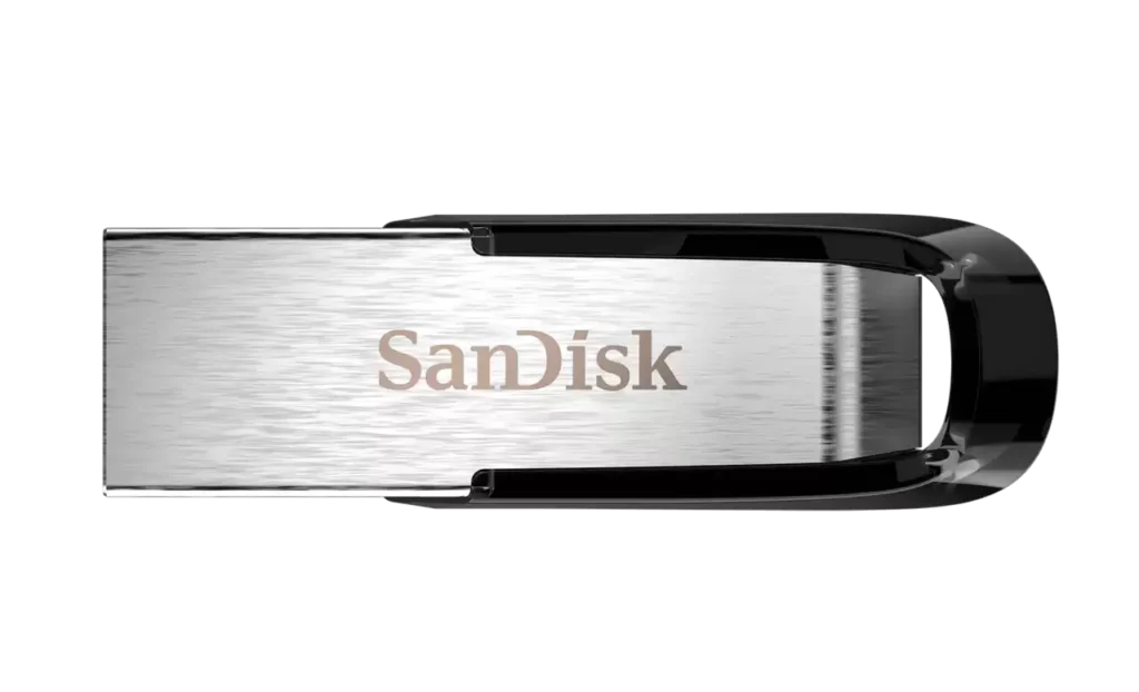 SanDisk Ultra Flair USB 3.0, melhor pendrive de 2026 com corpo metálico