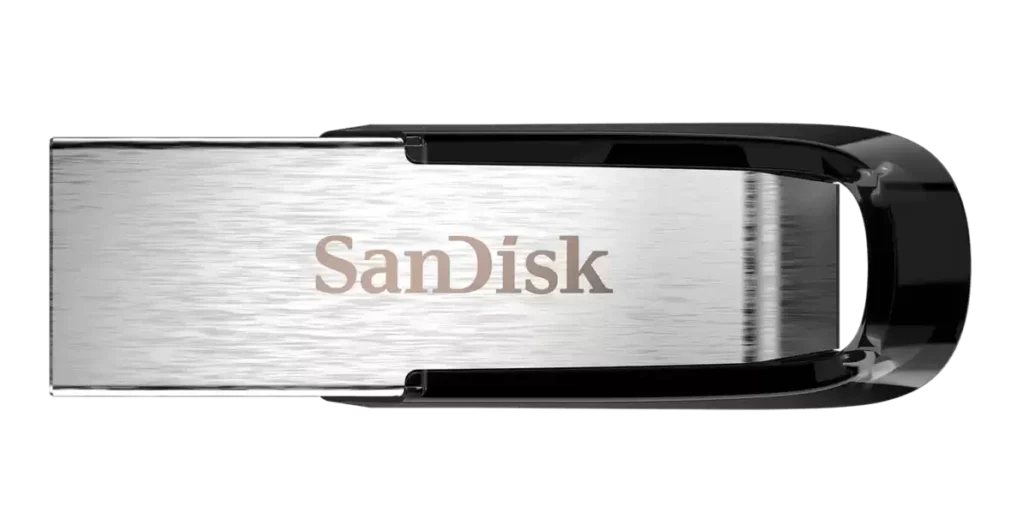 SanDisk Ultra Flair USB 3.0, melhor pendrive de 2026 com corpo metálico