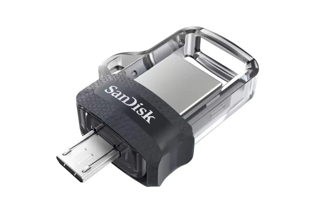 melhor pendrive SanDisk Ultra Dual Drive USB Type-C e micro USB OTG