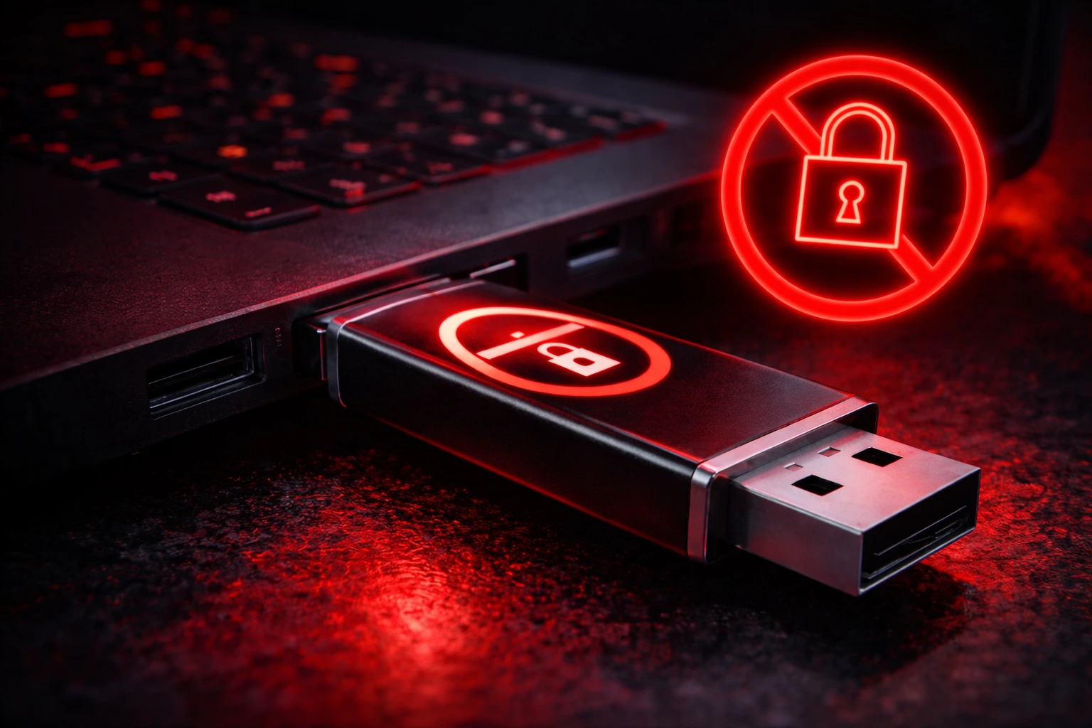 pen drive protegido contra gravação conectado ao notebook no Windows