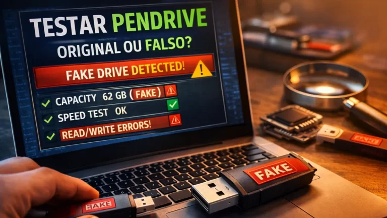 testar pendrive