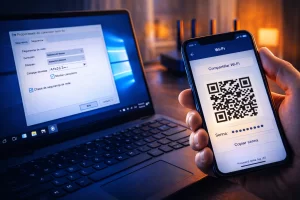 como descobrir a senha do wi fi no celular com QR Code