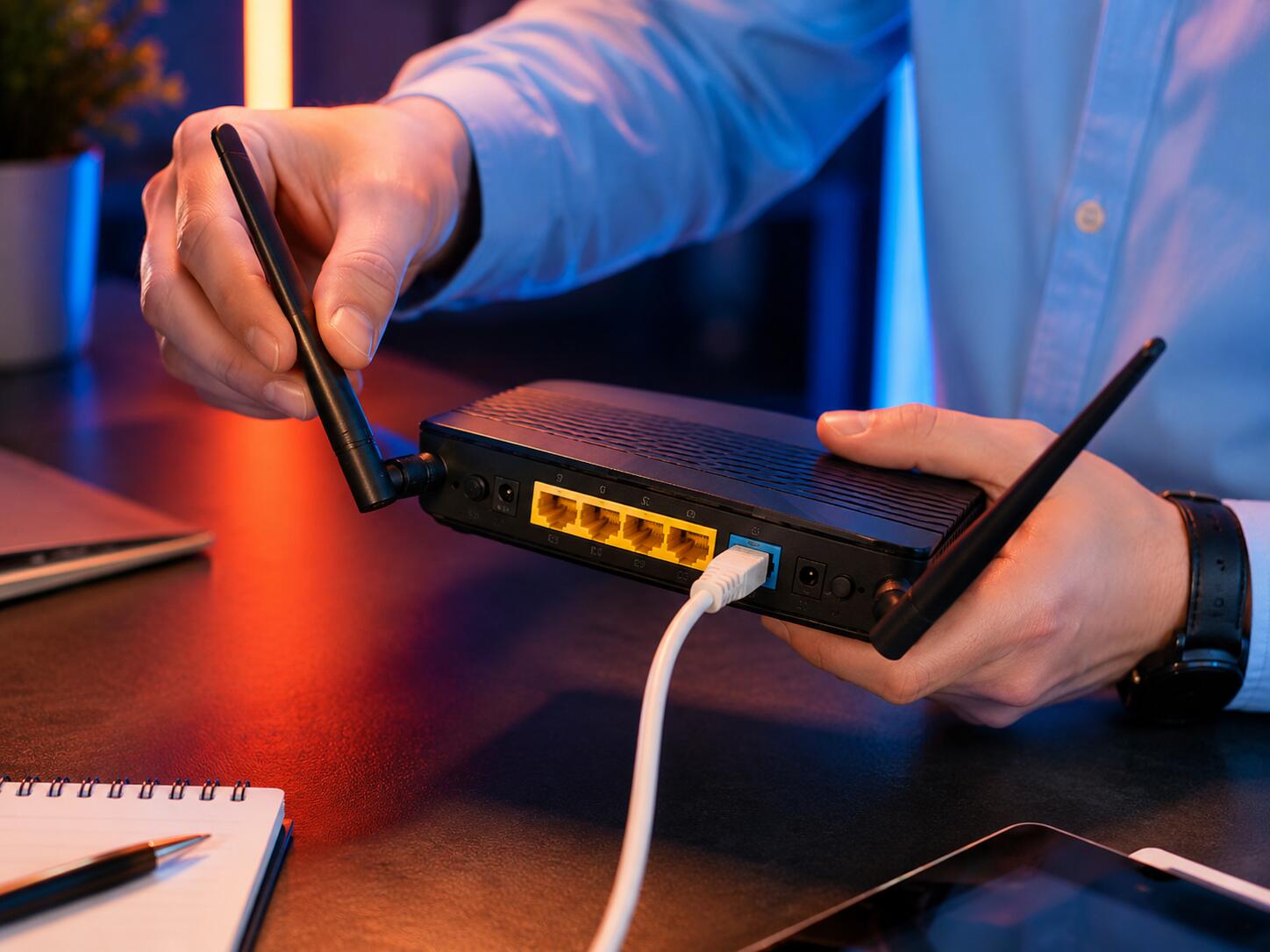 como melhorar sinal do wifi com posicionamento correto do roteador e análise do ambiente