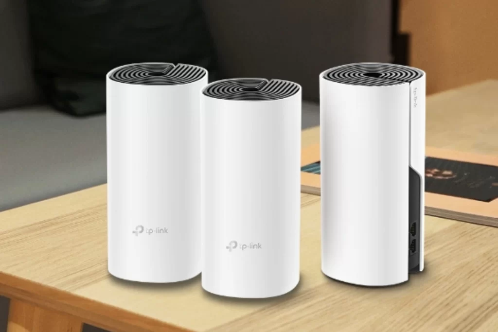 Sistema Wi-Fi Mesh TP-Link Deco M4 com três unidades para cobertura total da casa