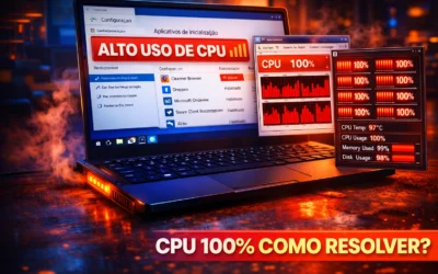 cpu 100 como resolver no Windows com alto uso da CPU e todos os núcleos no máximo