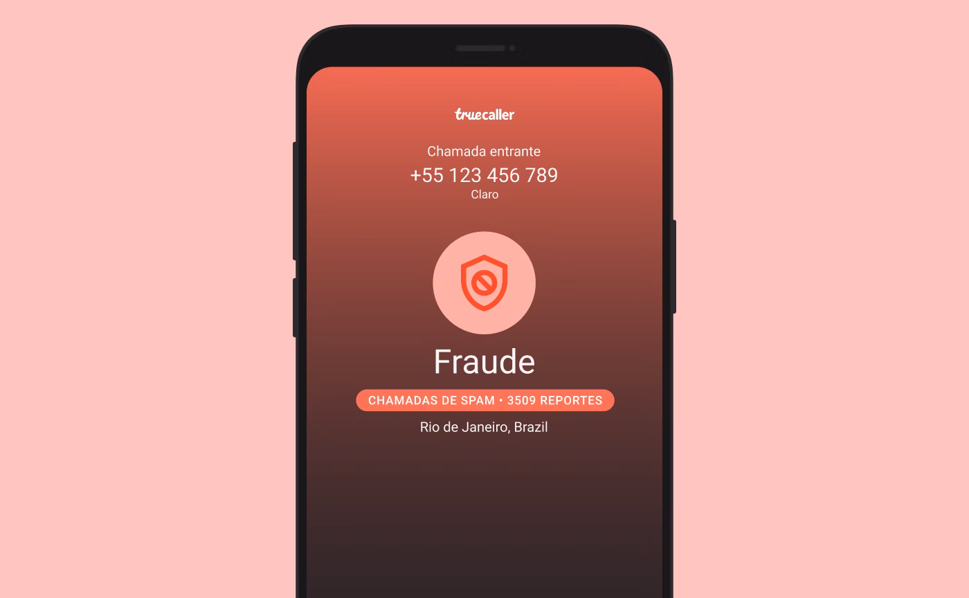 Bloqueio de chamadas spam em celular com identificação de números indesejados