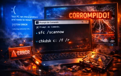 comandos cmd para reparar windows no Prompt de Comando