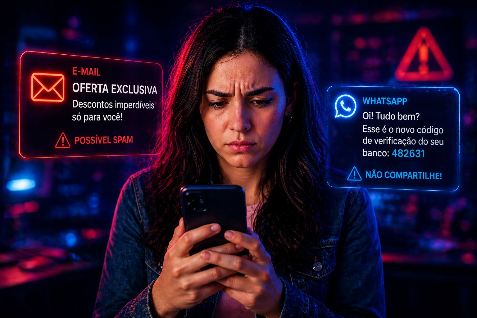 o q é spam exemplos de mensagens suspeitas no celular e email