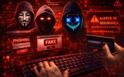 risco da internet hackers phishing golpe online e alerta de segurança digital