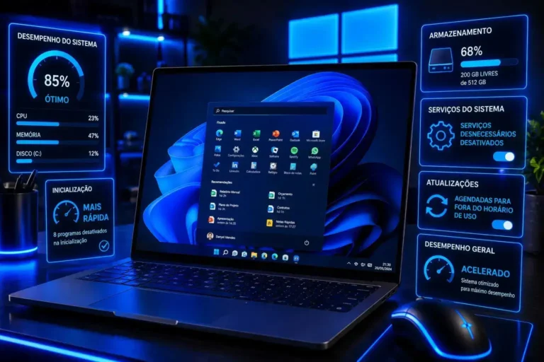 como deixar windows 11 mais rápido com otimização de desempenho