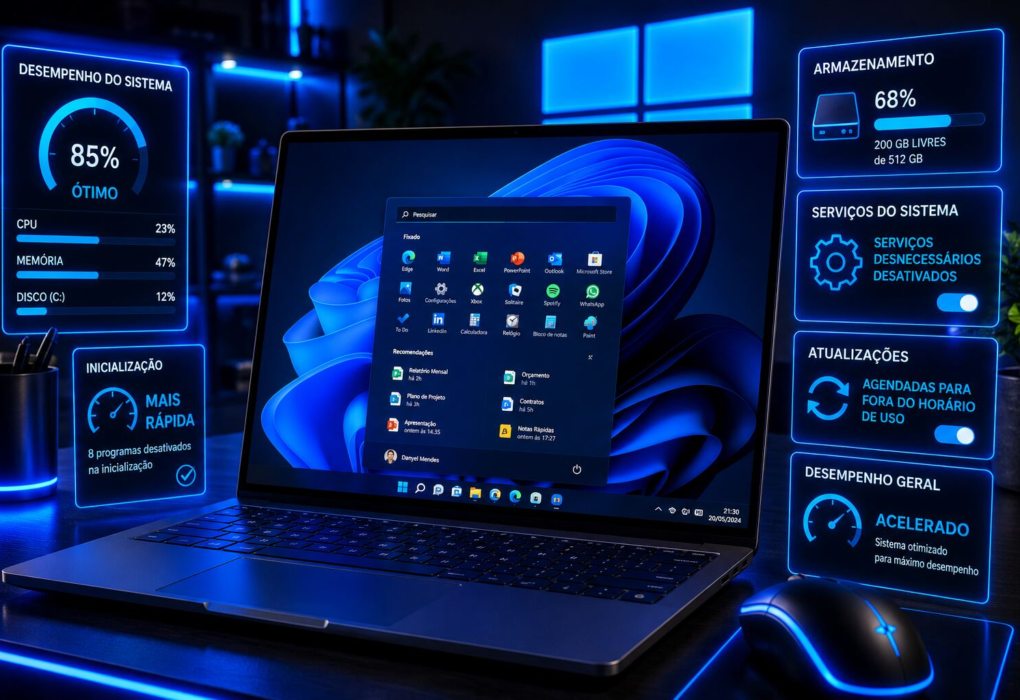 como deixar windows 11 mais rápido com otimização de desempenho