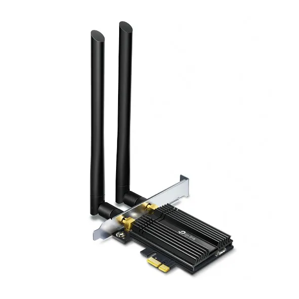 Adaptador wi fi para pc TP-Link Archer TX50E PCIe Wi-Fi 6 AX3000 com Bluetooth e antenas externas