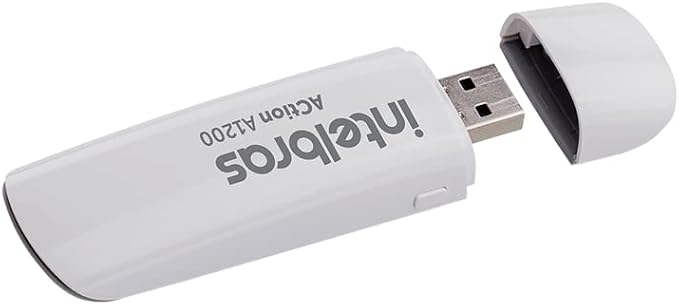 Adaptador wifi para pc Intelbras ACtion A1200 Dual Band USB de alta velocidade