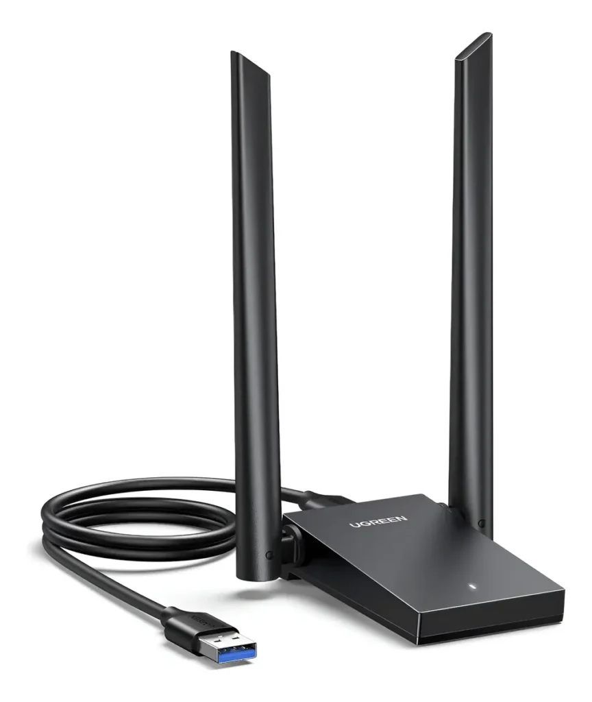 Melhor adaptador wifi para pc AX1800 Wi-Fi 6 USB com alta velocidade e baixa latência