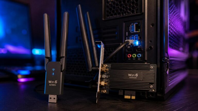 Melhor adaptador wi fi para pc USB e PCIe com tecnologia Wi-Fi 6 para internet rápida e estável