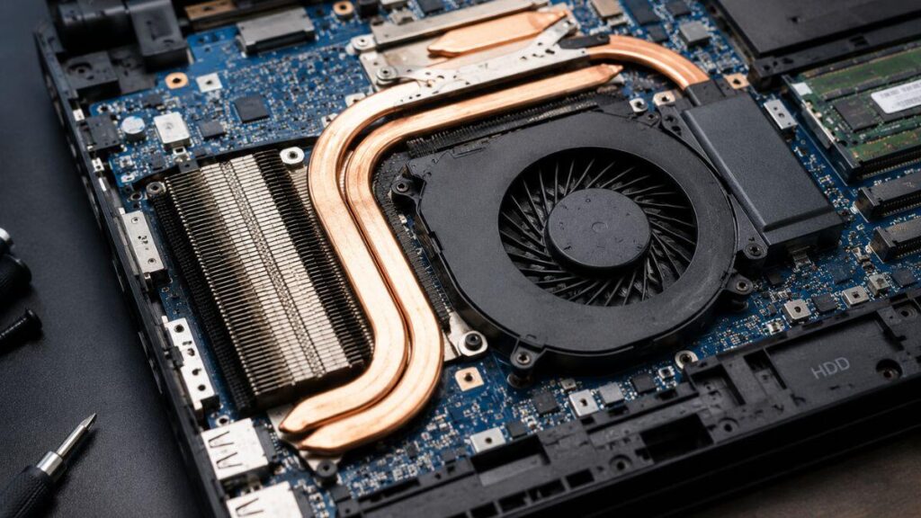 notebook fazendo barulho de ventilador por excesso de uso do cooler