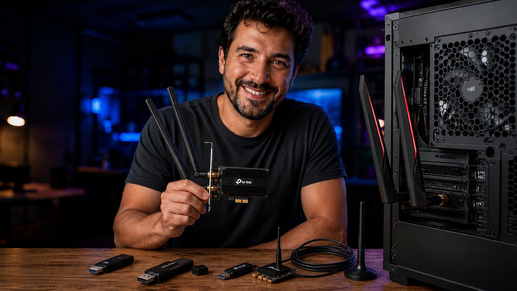 Melhor adaptador wi fi para pc USB e PCIe com tecnologia Wi-Fi 6 para internet rápida e estável