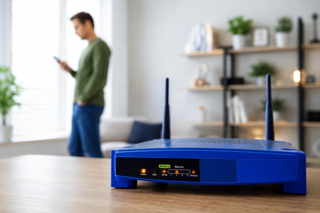 verificacao do roteador wifi para diagnosticar problemas de conexão com a internet