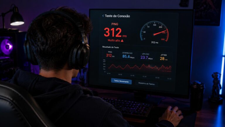 O que é delay em jogos, streaming e internet causado por latência, ping e jitter