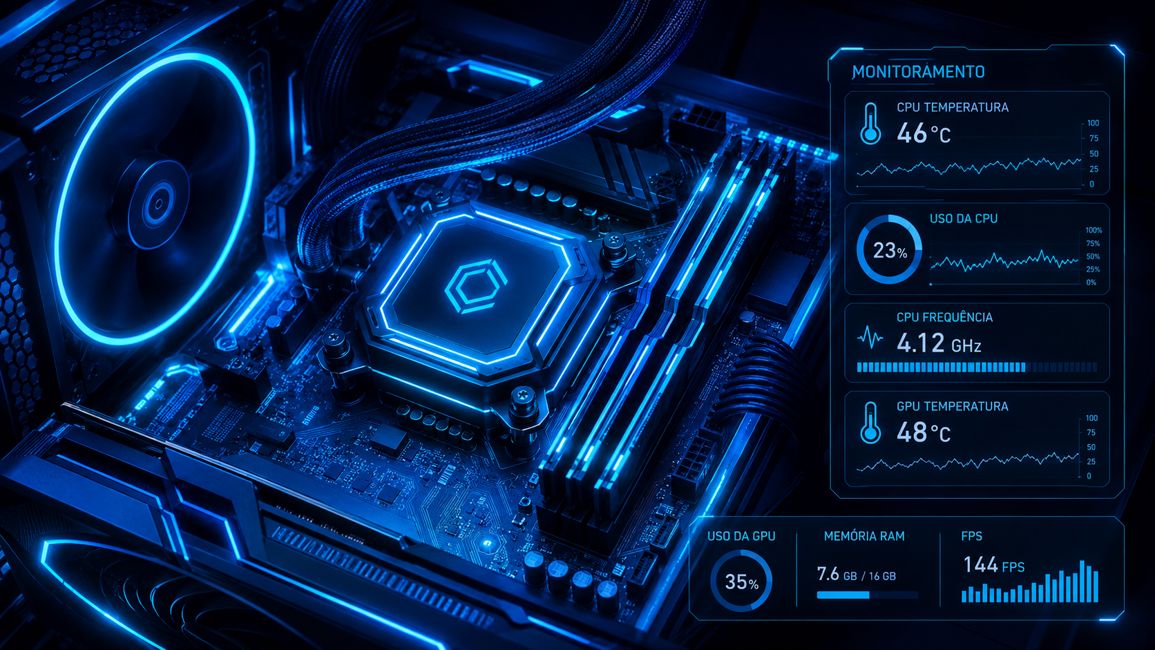 monitorar temperatura do PC em tempo real