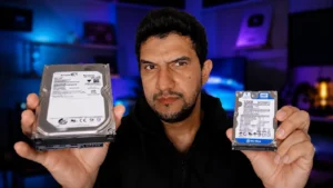 Tipo de HD IDE e SATA com diferenças de tamanho e interface