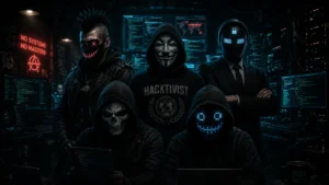Tipos de hackers em ambiente de segurança cibernética
