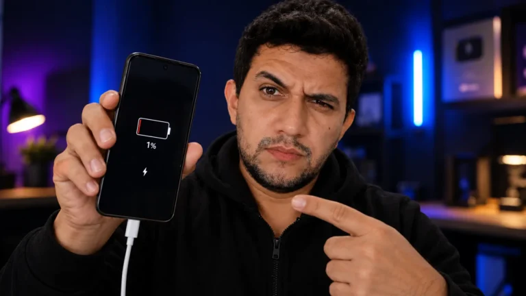 celular carregando lentamente conectado ao carregador