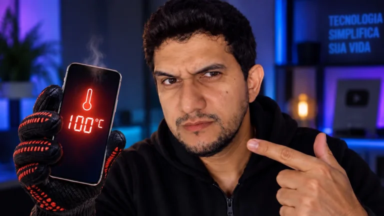 Celular esquentando muito com aviso de temperatura na tela